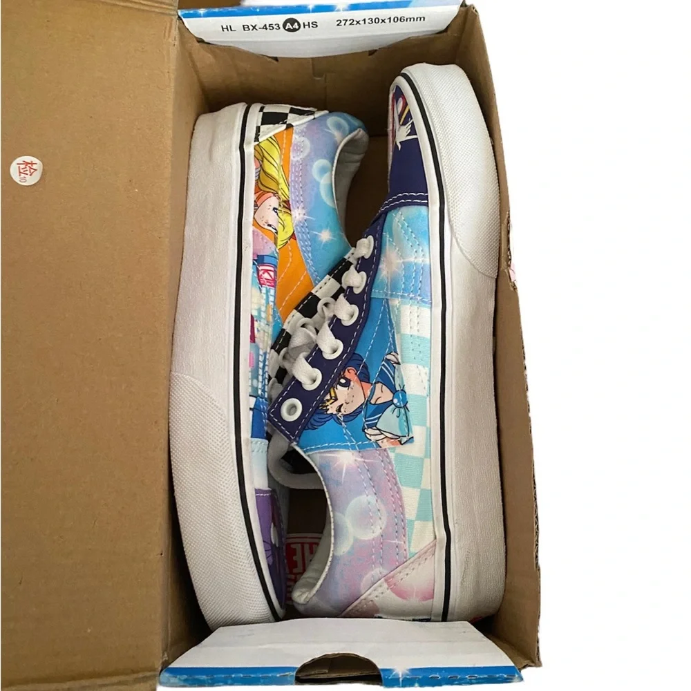 Vans Old skool Sailor Moon Patch Work Pretty Guardian Sneakers 100% Authentic‎